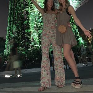 Zara floral jumpsuit